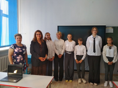 Кабинет физики и информатики.